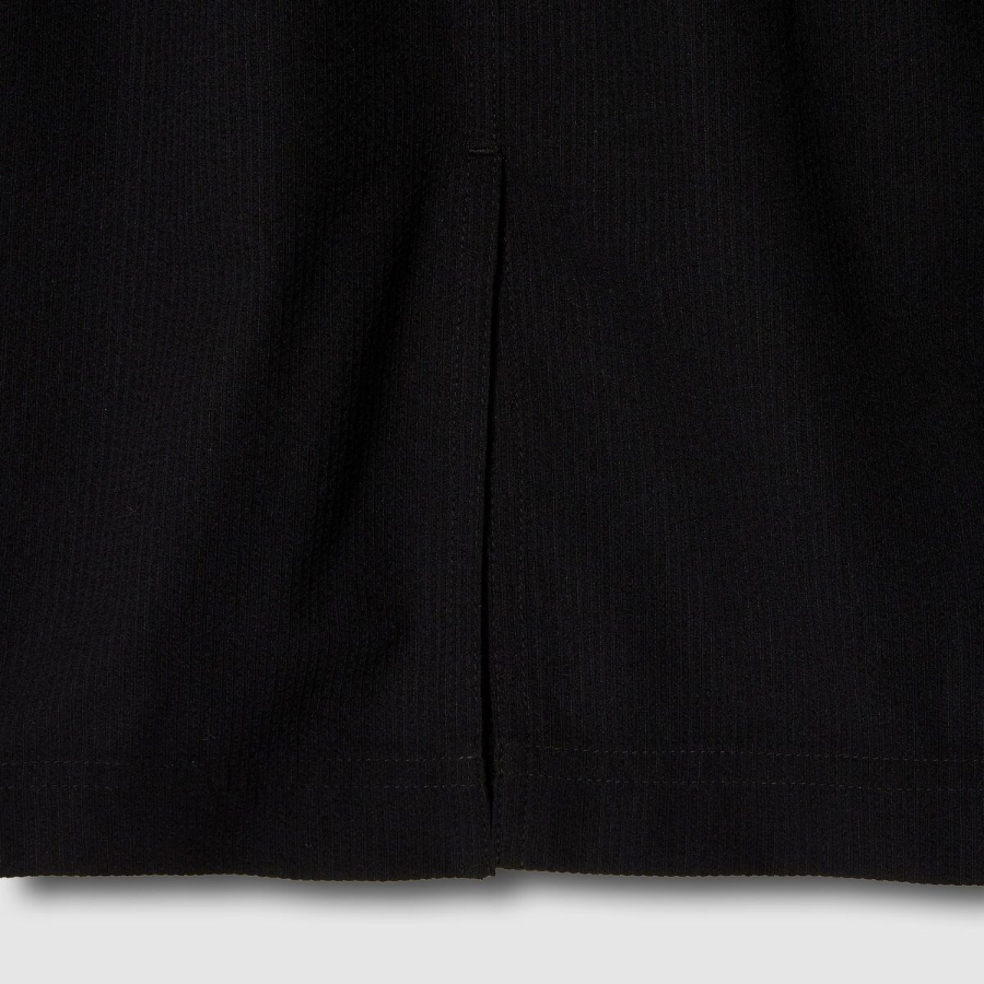 JAJU Seersucker Midi Skirt (Black)  — лёгкость и комфорт в каждой складке