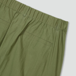 JAJU Seersucker Midi Skirt (Khaki) — лёгкость природы в городском ритме