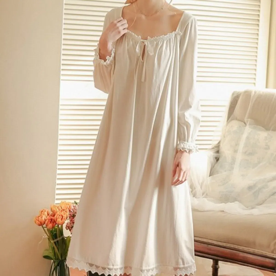Long Sleeve Homewear Dress
