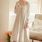 Long Sleeve Homewear Dress