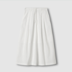 JAJU Full Seersucker Skirt (White) — лёгкость и свежесть в классическом исполнении