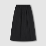 JAJU Full Seersucker Skirt (Black) — элегантность и комфорт в классическом черном