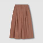 JAJU Full Seersucker Skirt (Brick) — тёплый оттенок и лёгкость в каждом движении