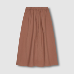 JAJU Full Seersucker Skirt (Brick) — тёплый оттенок и лёгкость в каждом движении