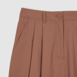 JAJU Full Seersucker Skirt (Brick) — тёплый оттенок и лёгкость в каждом движении