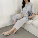 Luna 2-Piece Cotton 3/4 Sleeve Pajama
