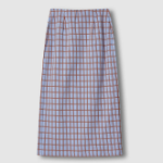 JAJU Check Skirt (Dark Blue) — классика в клетку с современным акцентом