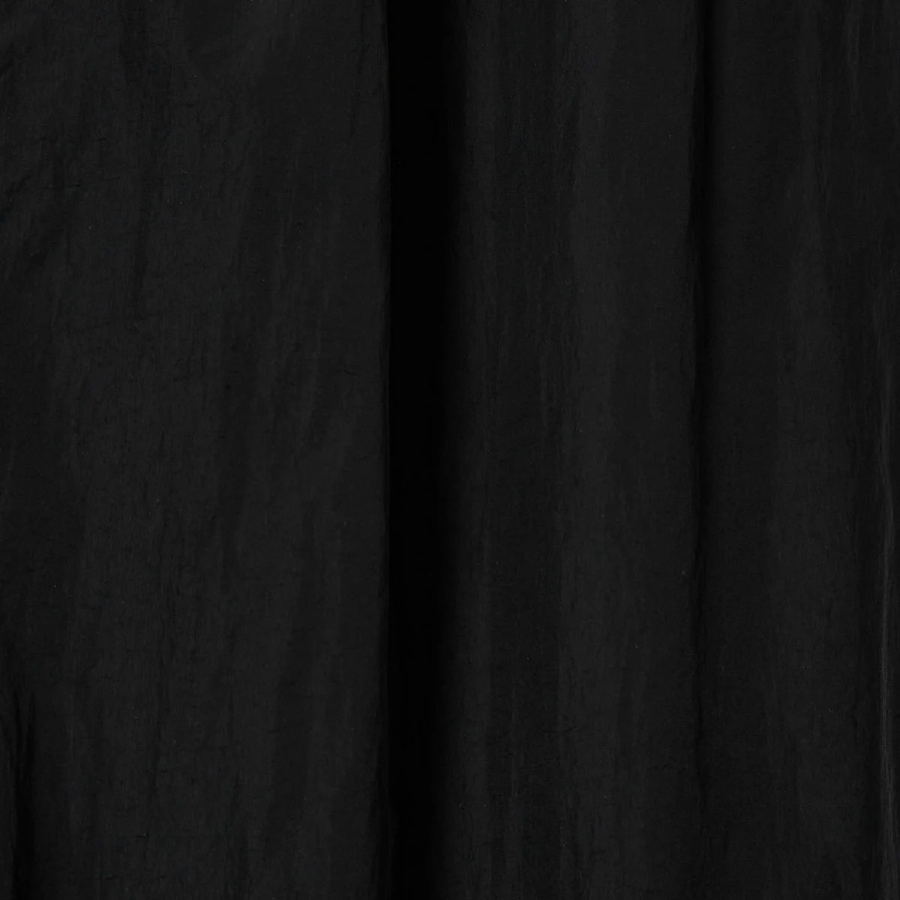 JAJU Seersucker H-line Skirt (Black) — лаконичность и структура для повседневной элегантности