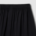 JAJU Shirring Skirt (Black) — мягкая драпировка и элегантность в движении
