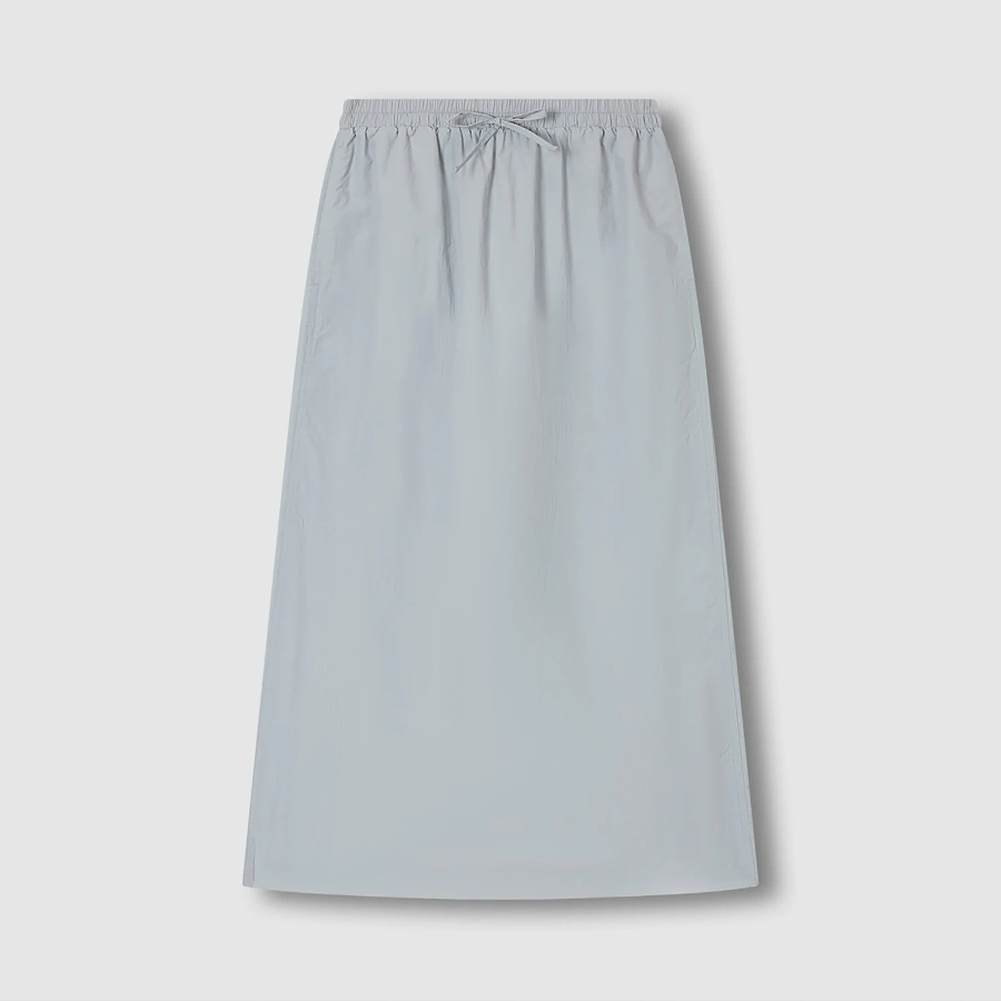 JAJU Seersucker H-line Skirt (Sky Blue) — свежесть цвета и чистота линий