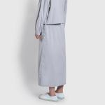 JAJU Seersucker H-line Skirt (Sky Blue) — свежесть цвета и чистота линий