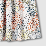 JAJU Shirring Skirt (Off White) — лёгкость, свет и элегантная драпировка