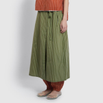 JAJU Light Cotton Wrap Skirt (Light Khaki) — естественность форм и комфорт в движении