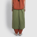 JAJU Light Cotton Wrap Skirt (Light Khaki) — естественность форм и комфорт в движении