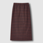 JAJU Check Skirt (Dark Navy) — классика с современным оттенком