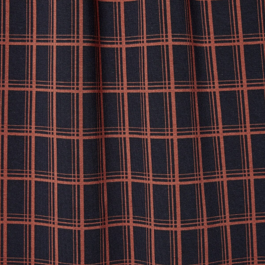 JAJU Check Skirt (Dark Navy) — классика с современным оттенком