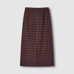 JAJU Check Skirt (Dark Navy) — классика с современным оттенком