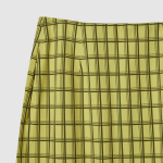 JAJU Check Skirt (Dark Yellow) — яркий акцент с классическим узором