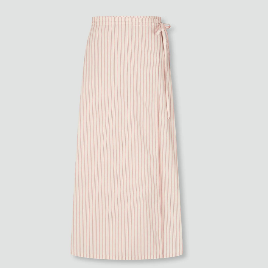 JAJU Light Cotton Wrap Skirt (Dark Pink) — яркость и лёгкость в каждом движении