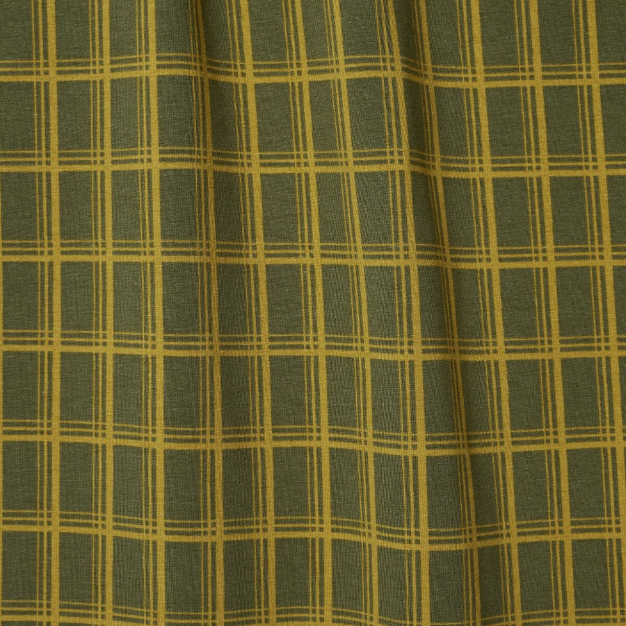 JAJU Check Skirt (Dark Khaki) — сдержанная классика с современным акцентом