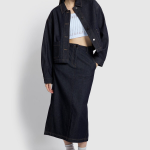 JAJU Denim Skirt (Navy) — универсальный деним в повседневном формате