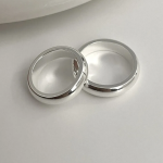 Серебряное базовое открытое кольцо