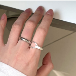 Серебряное открытое кольцо с массивным дизайном