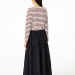 JAJU Shirring Skirt (Black) — женственность и комфорт в одном силуэте