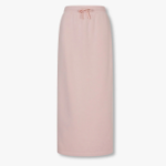 JAJU Brushed Sweat Skirt (Pink) — мягкость и уют в спортивном стиле