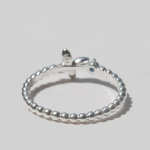 Серебряное кольцо с бабочкой и кубическими вставками