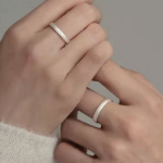 Серебряное открытое кольцо с надписью «Love Letter»