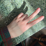 Серебряное кольцо с ромашкой и шариками