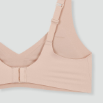 JAJU 720-Degree Stretch No-Line V-Neck Crop Bra (Beige) — максимальный комфорт и свобода движений