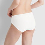 JAJU Cotton Pointelle Hip Hugger Panty (White) — нежность хлопка и повседневный комфорт