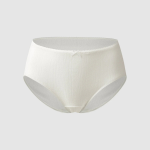 JAJU Cotton Pointelle Hip Hugger Panty (White) — нежность хлопка и повседневный комфорт