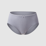JAJU Cotton Pointelle Hip Hugger Panty (Light Grey) — мягкость хлопка и лёгкая текстура на каждый день