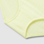 JAJU Cotton Pointelle Hip Hugger Panty (Yellow) — нежность хлопка и воздушная лёгкость для повседневного комфорта