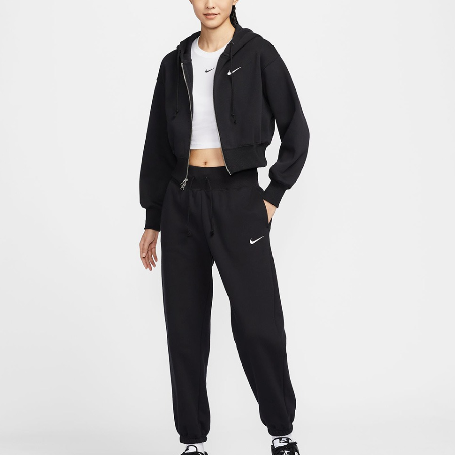 Nike Women's Nike Sportswear Phoenix Fleece Crop Full-Zip Hoodie