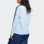 Adidas Adicolor Football Jacquard V-Neck Long Sleeve Polo Shirt