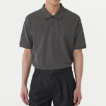 [Cooltandard] Piqué Polo Shirt [Gunmetal]