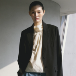 KUHO [Archi Blazer] Linen Stretch Tailored Jacket - Black