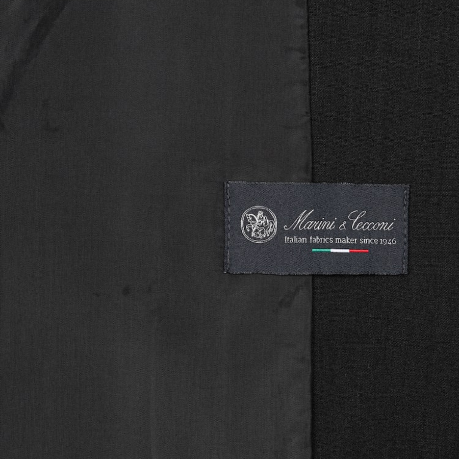 KUHO [Archi Blazer] Linen Stretch Tailored Jacket - Black