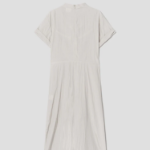 KUHO Wrap Detail Short Sleeve Dress - Beige