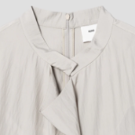 KUHO Wrap Detail Short Sleeve Dress - Beige