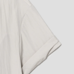 KUHO Wrap Detail Short Sleeve Dress - Beige