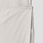 KUHO Wrap Detail Short Sleeve Dress - Beige