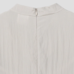 KUHO Wrap Detail Short Sleeve Dress - Beige