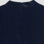 KUHO Wrap Detail Short Sleeve Dress - Navy