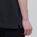 Relaxed Fit Piqué Polo Shirt [Dark Gray]