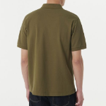Basic Piqué Polo Shirt [Olive]